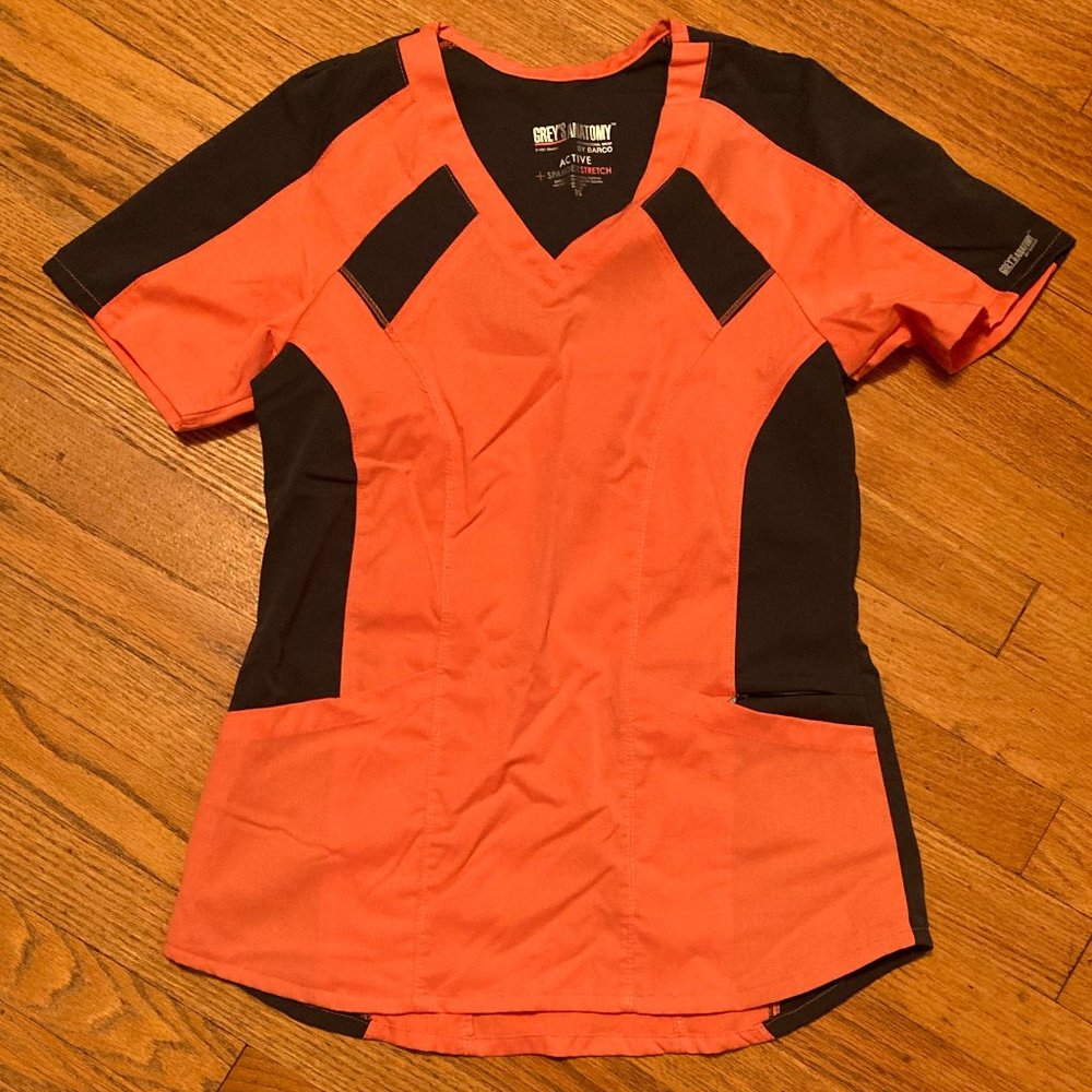 Orange Grey's Anatomy top